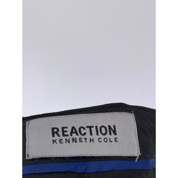 REACTION KENNETH COLE Men's Black Straight-Leg Regular Flat Front Pant SZ 40X32 - Picture 11 of 13